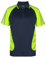 Hi Vis Spider Polo w/ Reflective Stripes